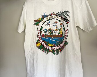 Vintage Everglades camiseta de puntada única