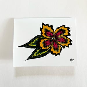 Set wenskaarten Flower Eye