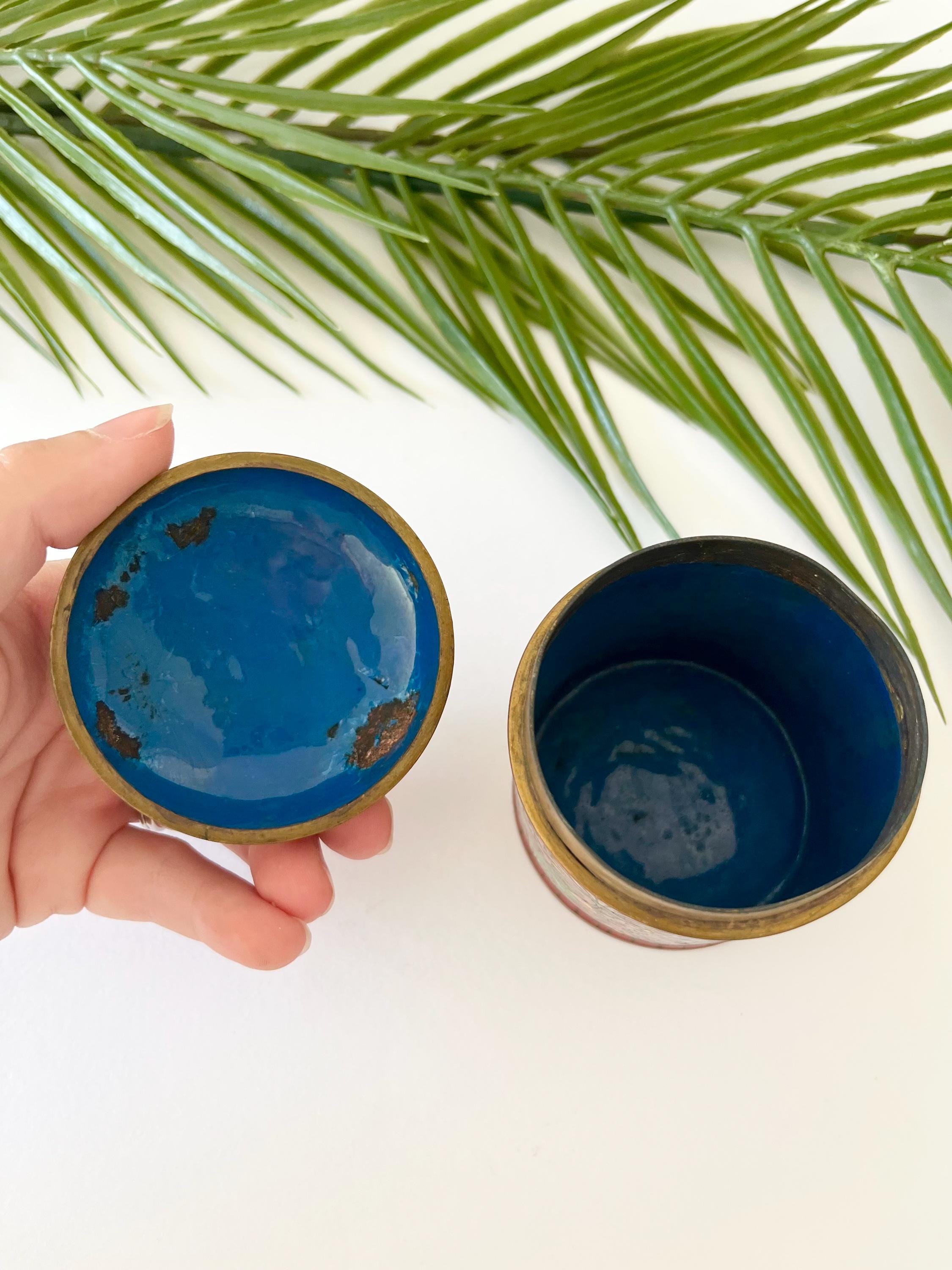 アンティーク七宝焼き銅箱 - Etsy 日本