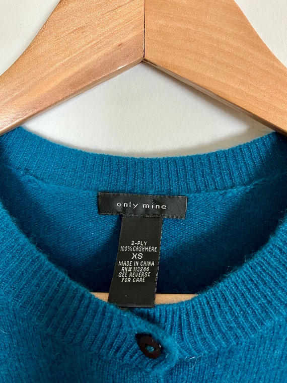 Aqua Cashmere Cardigan - image 4