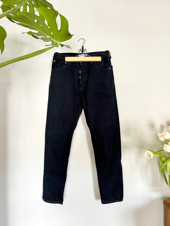 Re/Done Levi’s Straight Leg Black Jeans