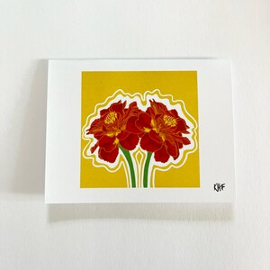 Set wenskaarten heldere goudsbloemen
