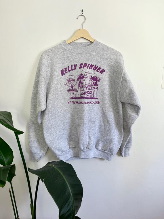 Vintage Franklin County Cow Crewneck Sweatshirt