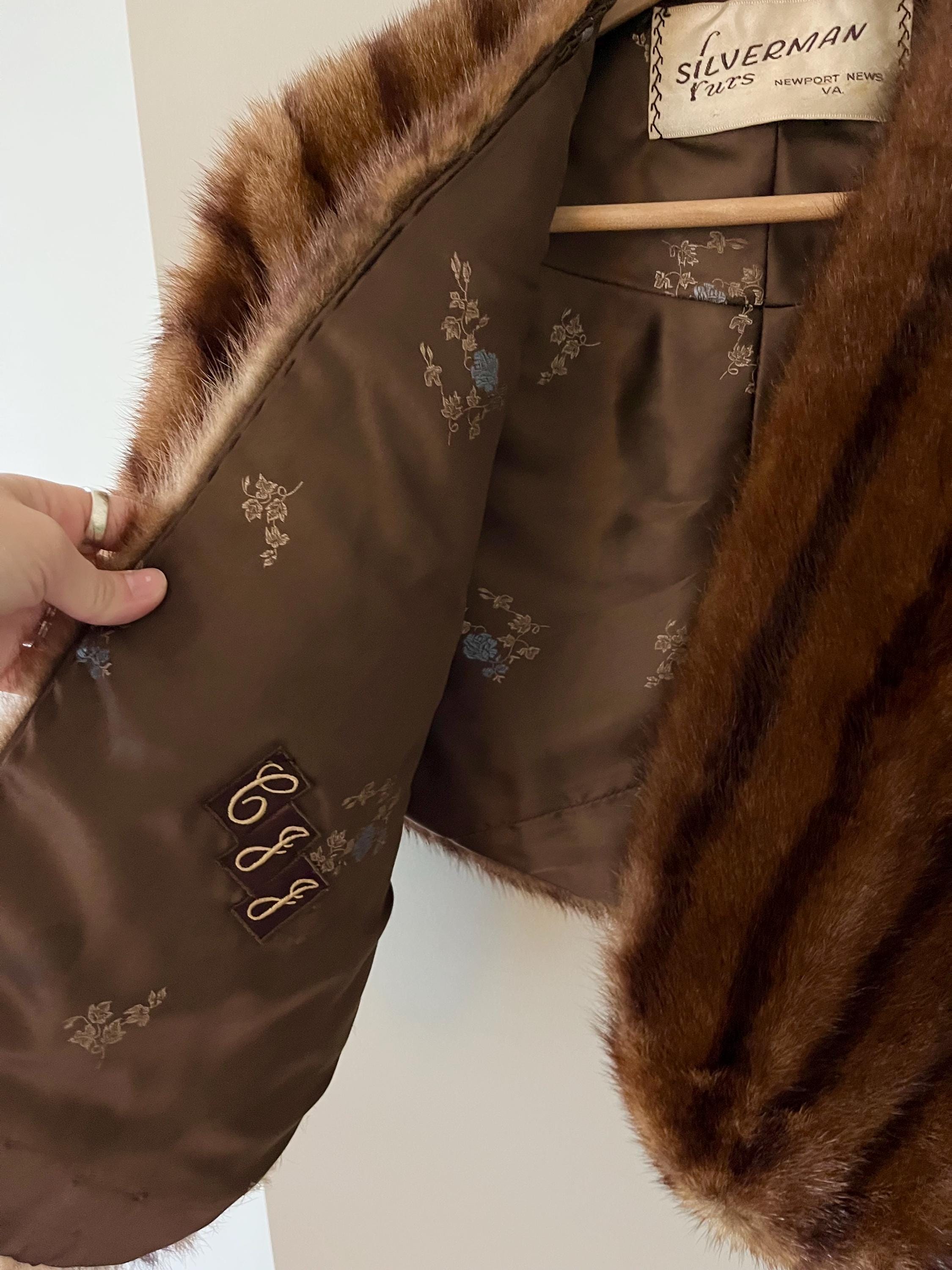 1950年代のヴィンテージミンクファーストール - Etsy 日本