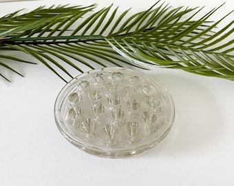Vintage Glass Flower Frog