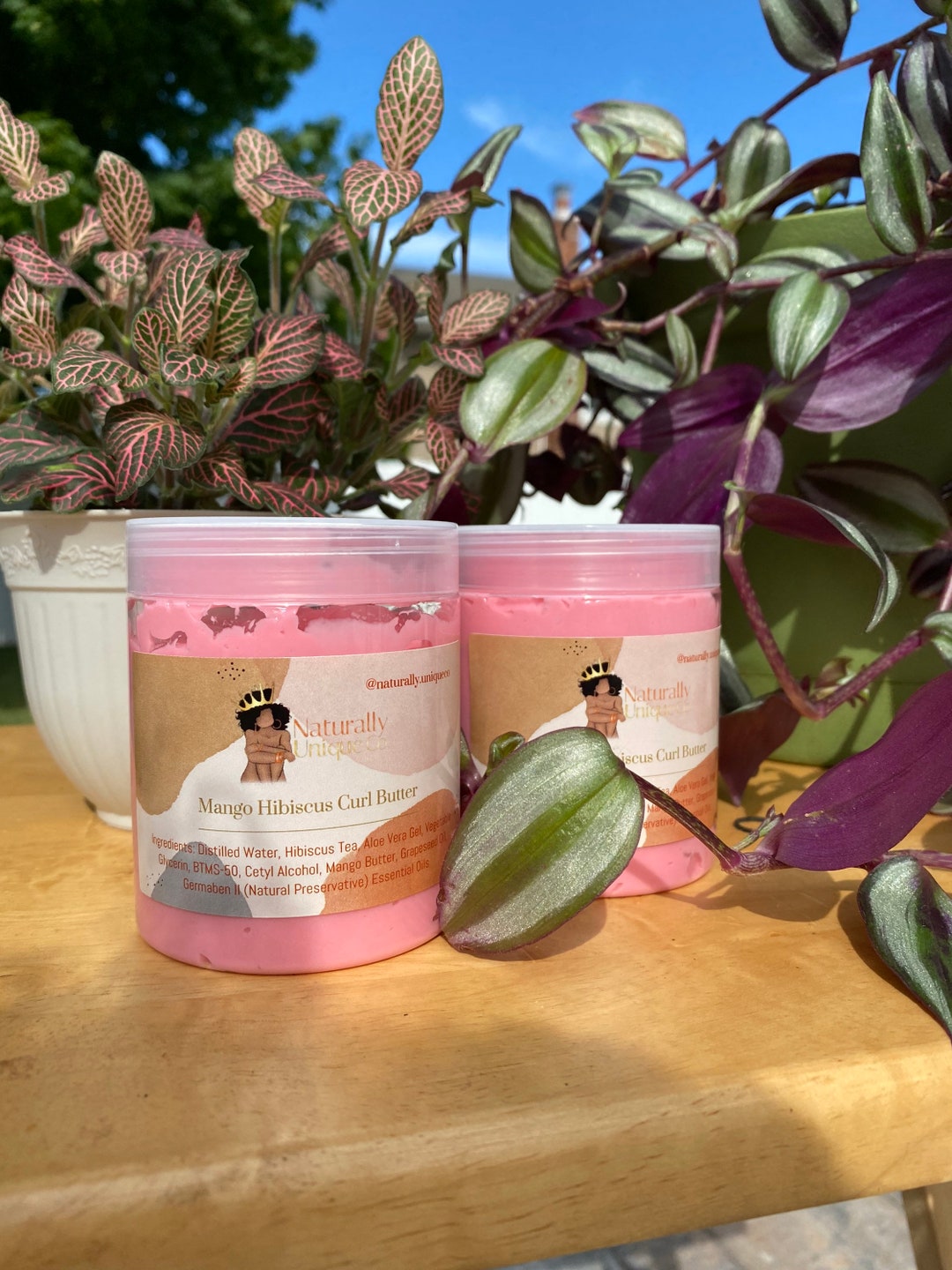 Mango Hibiscus Curl Butter Hibiscus Moisturizing Cream Hair Growth