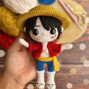 Monkey D Ruffy – One Piece – Amigurumi-Muster / ESP