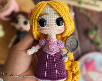 Raponsje kleine versie – Amigurumi-patroon PDF ESP/ENG