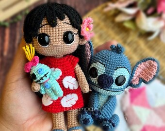Lilo und Stitch – Amigurumi-Muster PDF ESP/ENG