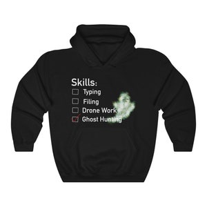 Ghost Hunting Unisex Heavy Blend Hooded Sweatshirt Weird Gifts Sweater Paranormal