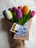 The Classic Collection- Large tulip, wooden, flower bouquet- Choose your colour combination. inc free delivery in the UK 