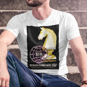 Camiseta vintage de la Olimpiada de Ajedrez de 1960: regalo para los amantes de los juegos