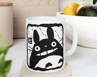 Totoro Coffee Mug: Studio Ghibli Anime Cup - Japanese Art