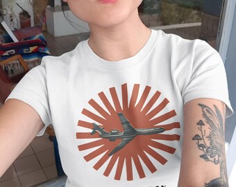 Vintage Czech Czechoslovak Air Airlines shirt Unisex, Retro Aviation Plane Lover Gift, Aircraft Graphic Tee, Airplane Travel, gift for pilot