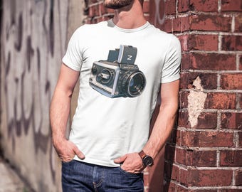 camera t shirt, Vintage Camera Tee, Photography Shirt, Bronica shirt, camera t-shirt, gift for photographer, gift for camera lover
