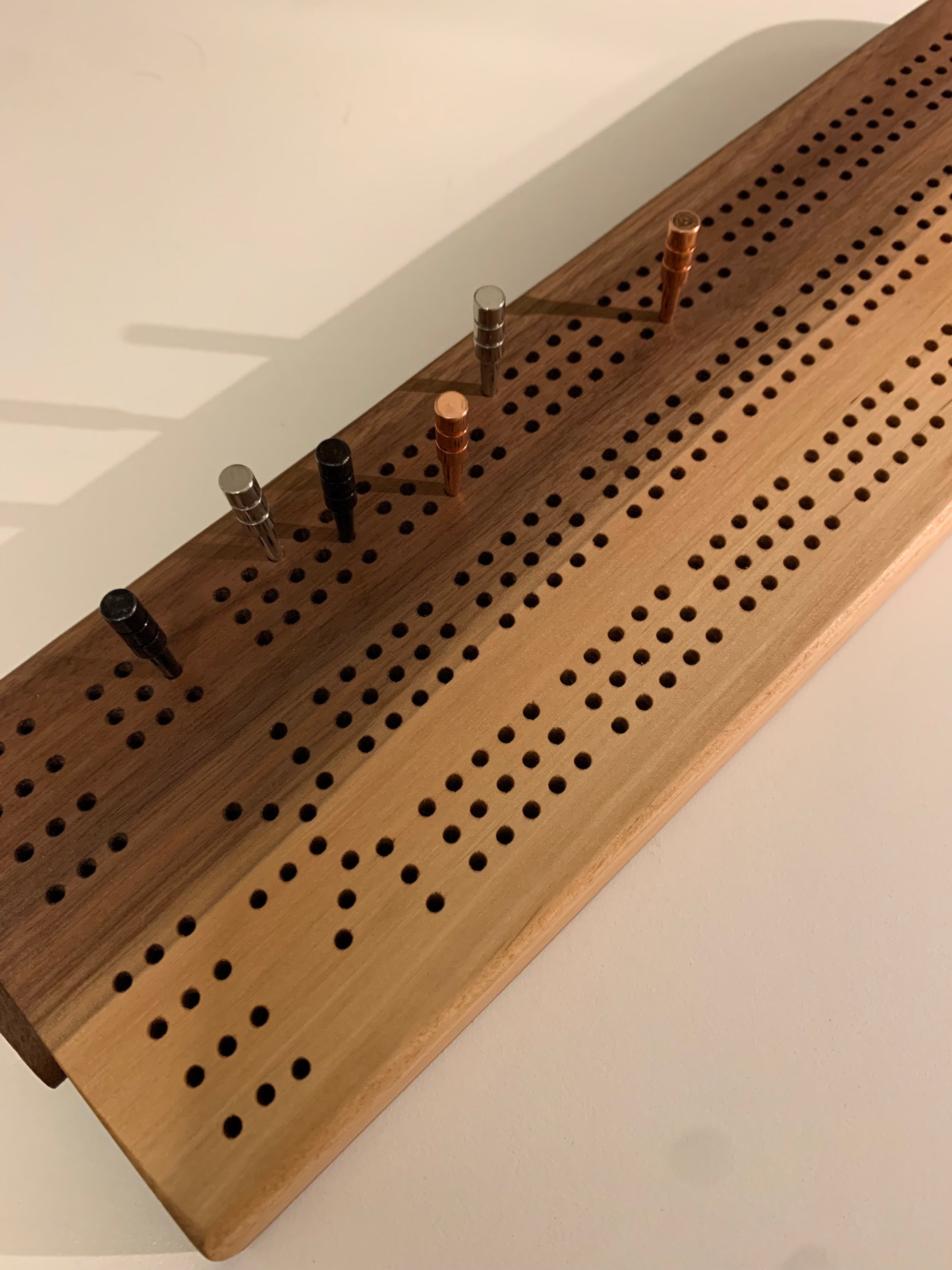 Wood Crib Board With Storage for Pegs 6 Metal Pegs Incl. Etsy UK