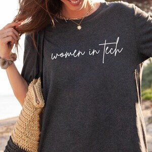 Women in Technology Gift for Black Women in Technology Shirt for Girls Who Code Gift Women in Science Gift for Programmer Shirt for Women