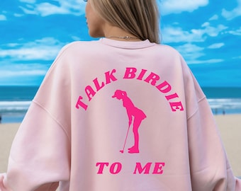 レディース ゴルフ スウェットシャツ 女性ゴルファーへのギフト 女性用スウェットシャツ ゴルフセーター かわいいレディースゴルフアパレル 彼女へのゴルフギフト ゴルフギフト 女性用ゴルフ
