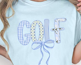 Funny Golf Shirt for Women Christmas Golf Gift for Her Ladies Golf Tee Holiday Golf Shirt Womens Golfer Outfit Gift for Wife Mom Sister Tee