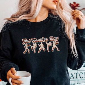 Just Another Day Karate Girl Sweatshirt She Will Kick You In The Face Funny MMA Gift Kobra Kai Tee Karate Kid Shirt Eat Sleep Karate