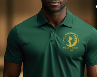 Personalisiertes Golf-Shirt, Golf-Junggesellenabschieds-Polo für Golf-Reise, Junggesellen-Party-Geschenk für Golf-Reise, Hemd für Trauzeugen, personalisiertes Geschenk für Trauzeugen