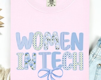 STEM Graduation Gift for Her Women in Tech Shirt Future Engineer Gift College Grad Shirt Girls in STEM Graduation Tee Gift Idea for IT Grad