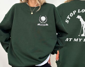 Golf Sweatshirt für Muttertag Golfer Geschenk Sweatshirt für Mama Golf Pullover Niedliche Damen Golf Bekleidung Mama Golf Geschenke Muttertag Geschenk Golf