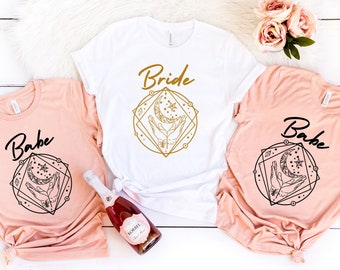 Boho Celestial Bachelorette Party Shirt Celestial Shirt Astrology Bridal Shower Shirt for Boho Bridal Shower Shirt Cute Bohemian Bride Shirt