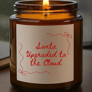 Funny IT Help Desk Candle Christmas Gift Sarcastic Tech Candle Pink Bow Trendy Geeky Holiday Gift for Computer Support Coworker Nerdy Friend
