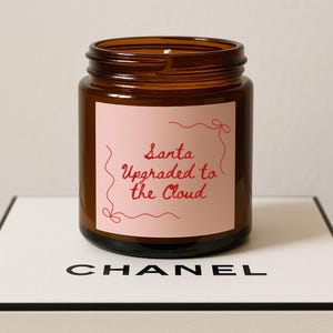 Funny Cybersecurity Candle Christmas Gift Sarcastic Tech Candle Pink Bow Coquette Holiday Gift for Hacker Code IT Friend Nerdy Coworker Gift