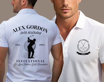 Geburtstagsgeschenk für Golfer Polo-Shirt für Mann Geburtstags-Golf-Geschenk Golfer vorhanden Spaß-Golf-Bekleidung Herren Golf-Hemd Kundenspezifisches Golf-Halsband-Hemd