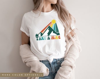 Cadeau voor wandelaar shirt Neem een wandeling tee grappig buiten berg shirt schattig wandelshirt voor haar backpacken shirt voor hem grappig grappig kamperen