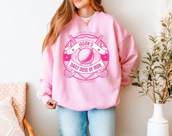 Benutzerdefinierte Golf Platz Sweatshirt Damen Golf Sweatshirt Kundengerechte Golfer Shirt Geschenk für Golfer Golf-Liebhaber-Shirt Damen Golf Kleidung