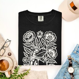 Portland Frog Protest Shirt Anti Fascism Shirt Anti ICE Activist Shirt Feminist Equality Resistance Top Fit for Gifting Empowering Women Tee Black