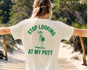 Camisa de golf, regalo para mujer, camisa de golfista para niñas, ropa de golf, bonita camisa de golf rosa, camisa de golf preppy y coqueta para mujer, linda