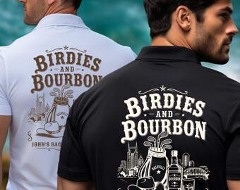 Nashville Par Tee Golfpolo Junggesellenabschied Golfshirt Tennessee Golfreise für Männer Bräutigam Trauzeugen Wochenende Polo
