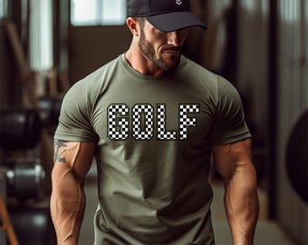 Camiseta de golf divertida para hombre, regalo genial para golfistas jóvenes, camiseta de golf moderna para hombre, ropa de golf para él, camiseta de golf divertida para chicos, ropa de golf, camiseta
