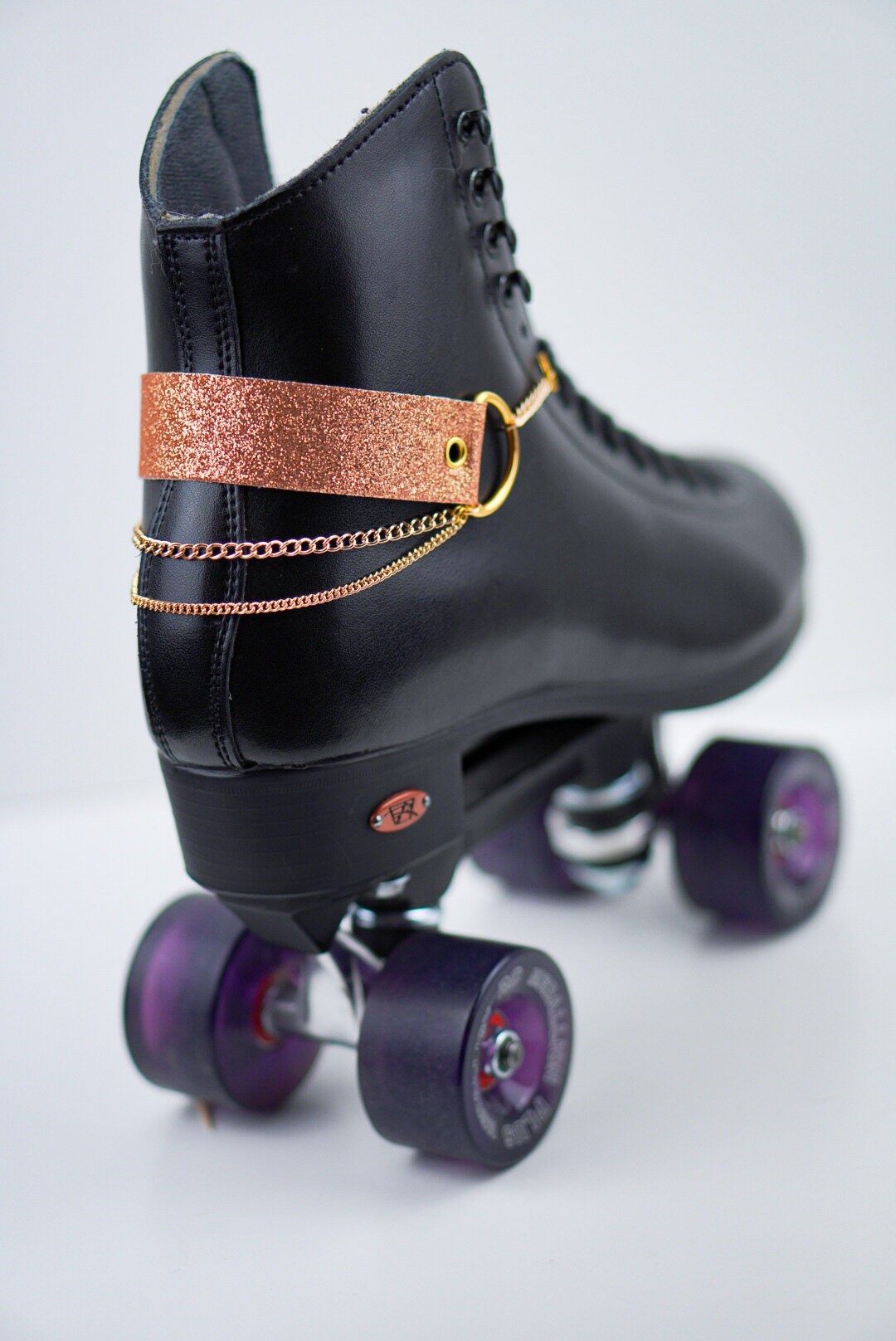 Gold Glitter Boot Harness Roller Skate Accessories Boot Etsy