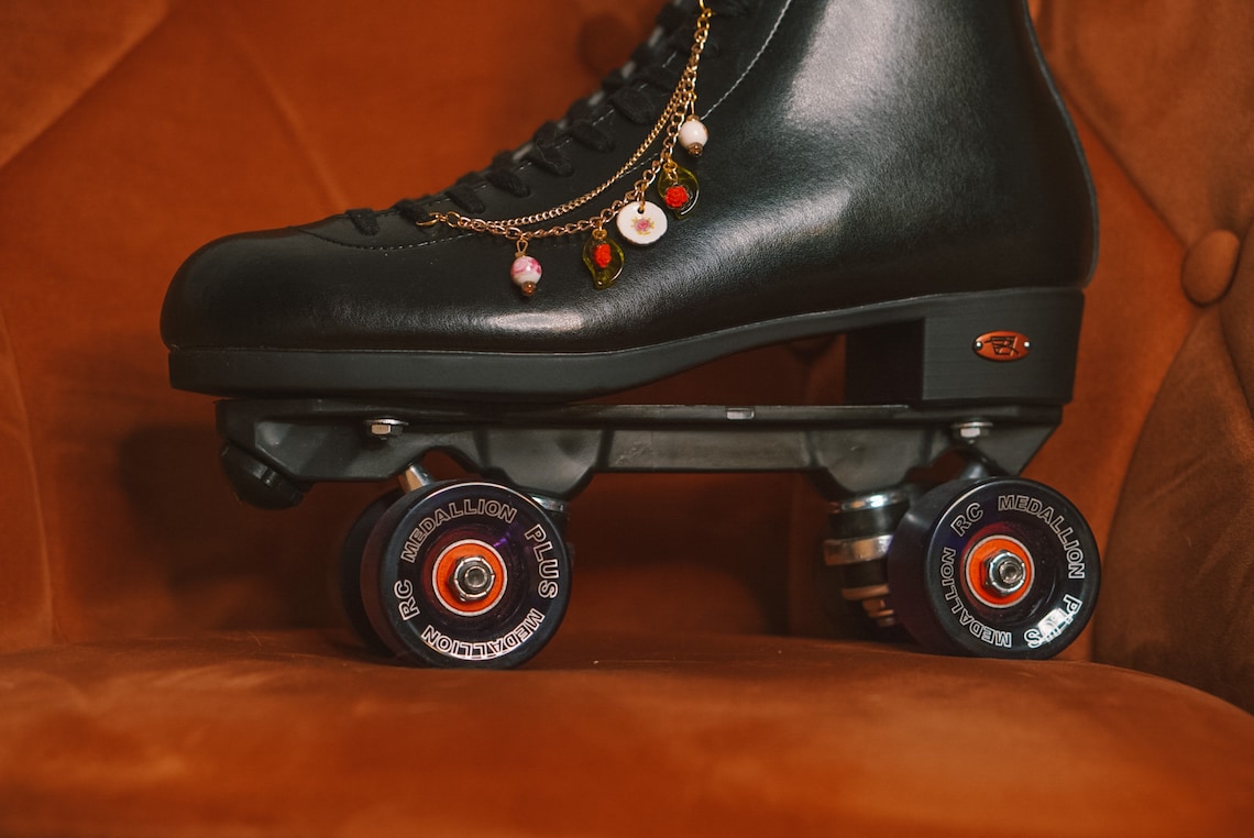 Roller Skate Accessories Lace Eyelet Chain Cottagecore Tea Etsy