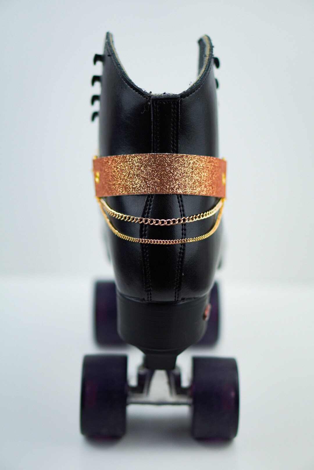 Gold Glitter Boot Harness Roller Skate Accessories Boot Etsy