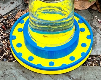 Custom Colors Bee Feeder for Regular Mouth Mason Jar