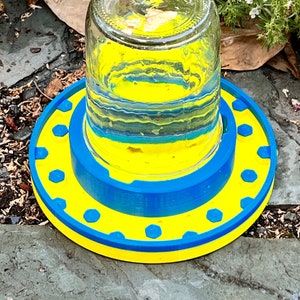 Custom Colors Bee Feeder for Regular Mouth Mason Jar