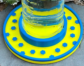 Custom Colors Bee Feeder for Wide Mouth Mason Jar