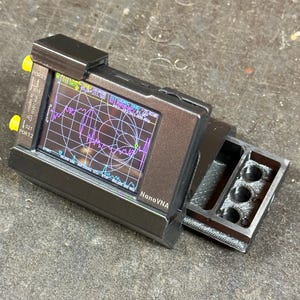 Bench stand for NanoVNA-H antenna tuner analyzer