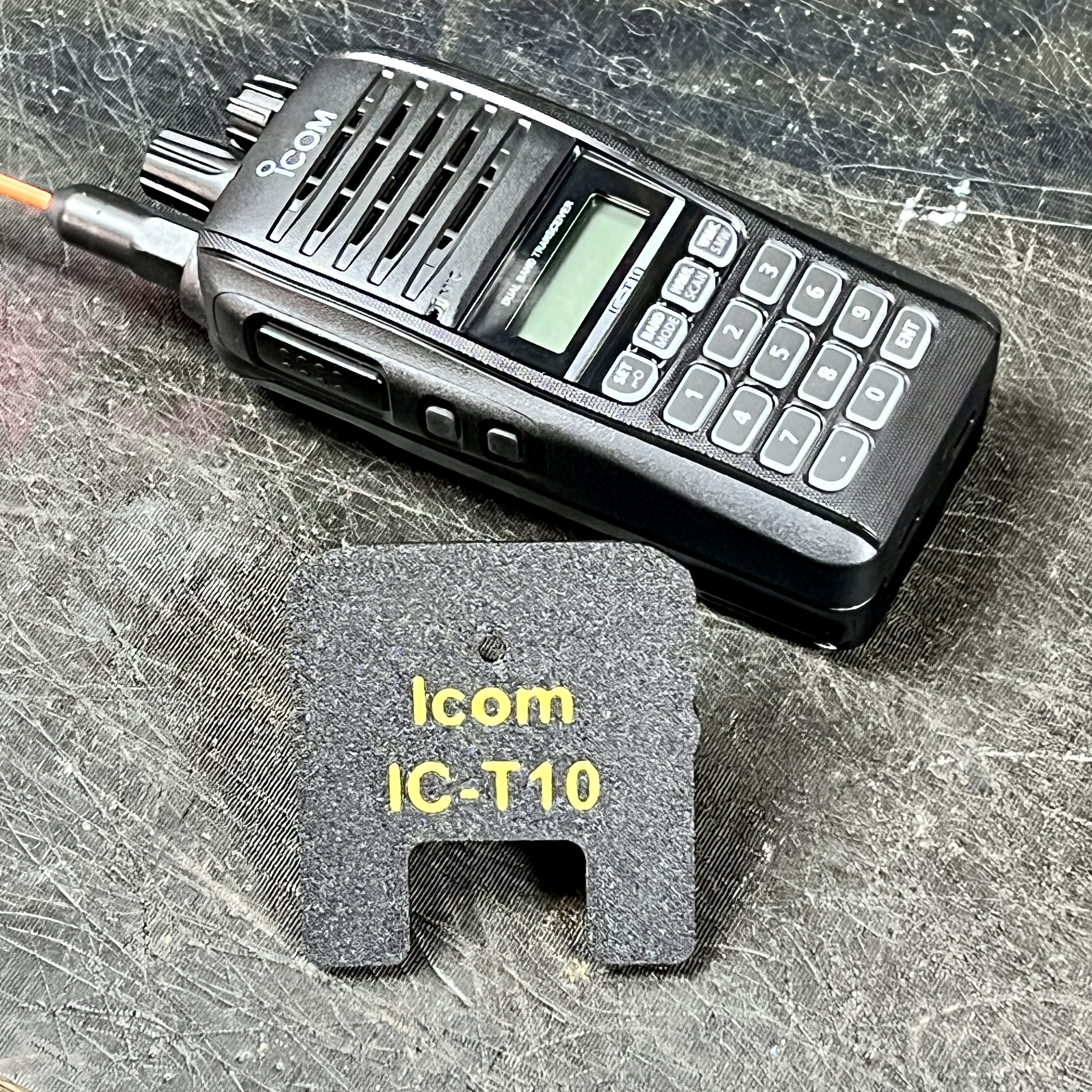 Desk Stand for Icom IC-T10 Ham Radio - Etsy Desk Stand for Icom IC-T10 Ham Radio - Etsy