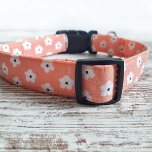 Japanese Pink Floral Dog Collar, Floral Dog Collar, Girl Dog Collar