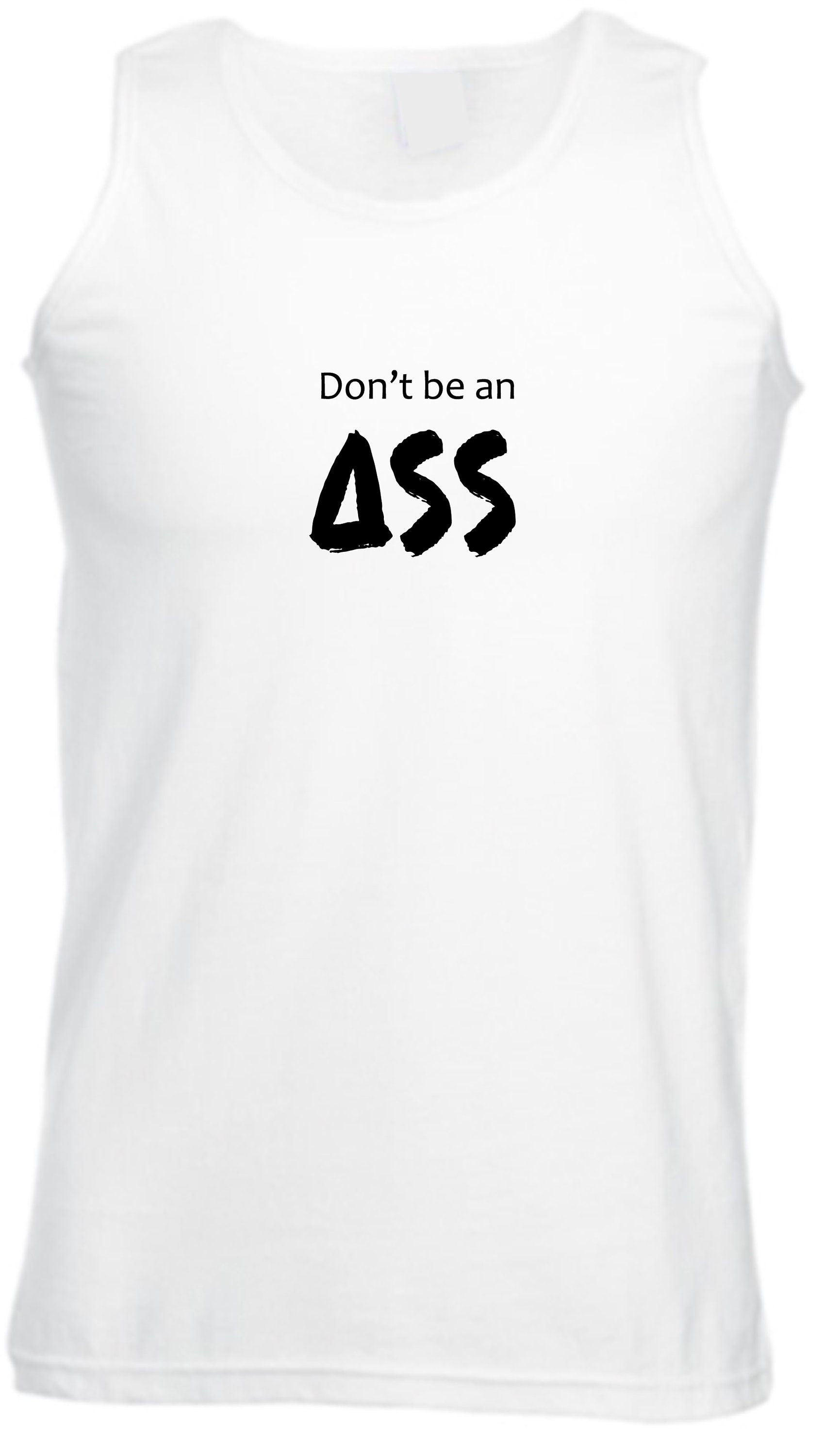 Wees geen A Mens Funny Vest Vests Top Tank Gym Workout Etsy