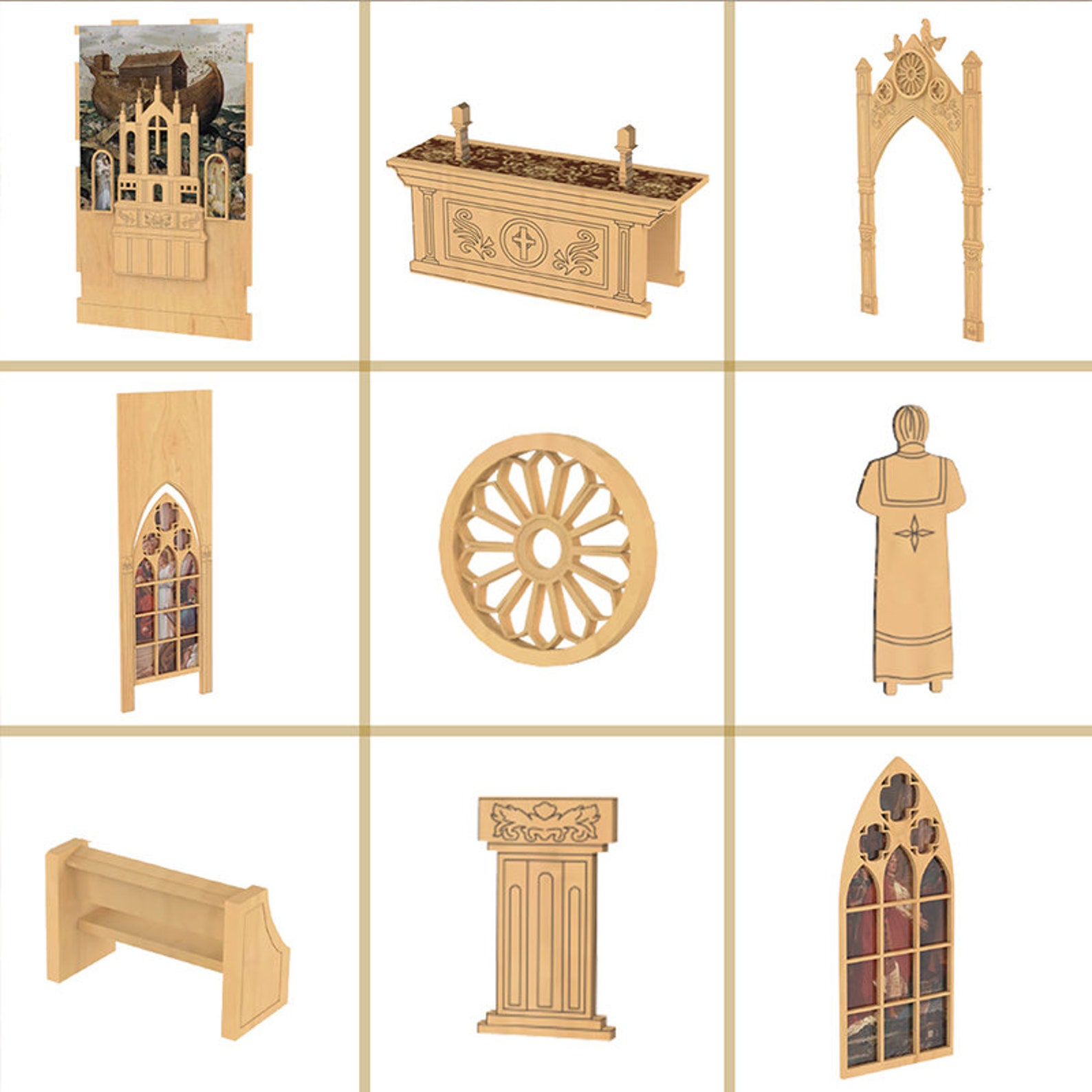 DIY Wooden Book Nook Diorama Miniature Assembly Bookend LED Etsy