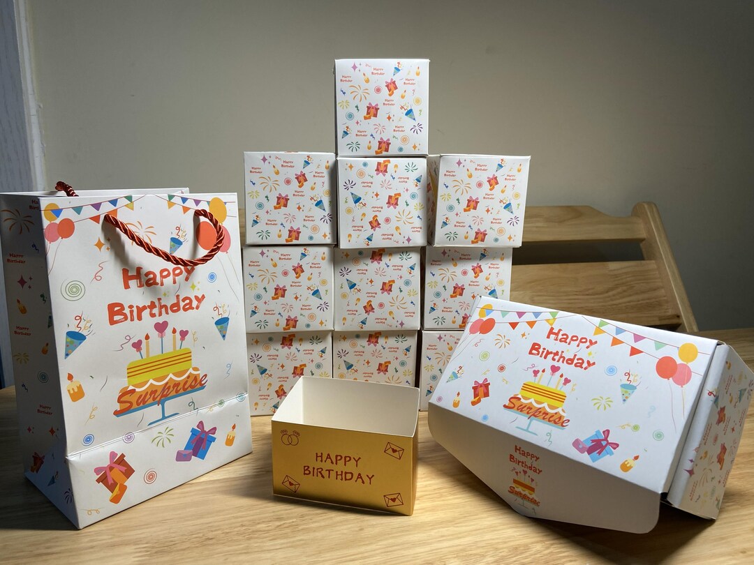 Pop-up Money & Photo Box,birthday Party Pop Boxes,party Surprise ...