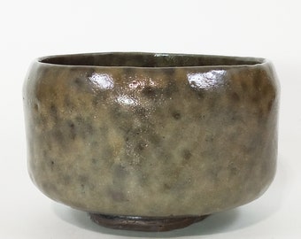 Matcha chawan. Handmade teabowl. Stoneware studio pottery.